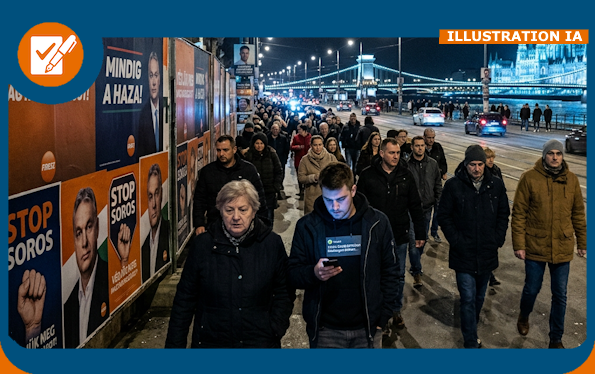 HONGRIE - LEGISLATIVES 12 AVRIL