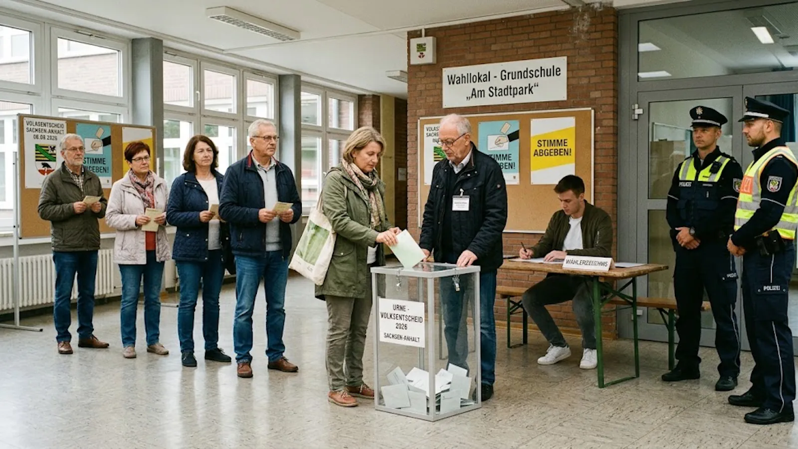 ALLEMAGNE - JOUR DE VOTE